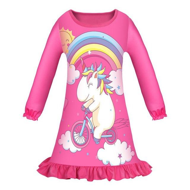 Chemise de nuit fille licorne best sale