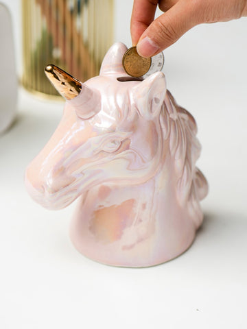 Tirelire licorne décorative