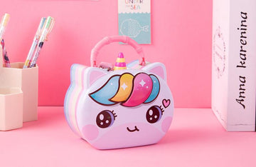 Tirelire chat licorne
