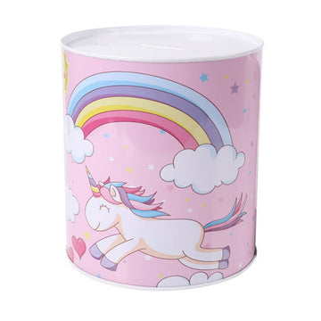 Tirelire licorne arc-en-ciel