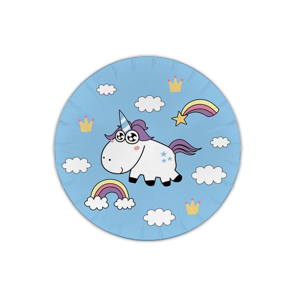 Assiette licorne dans les nuages