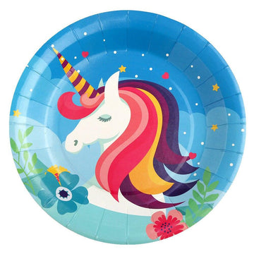 Assiette licorne Kawaii
