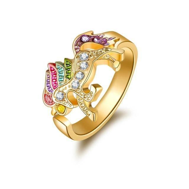 Bague Licorne Or - Une Licorne