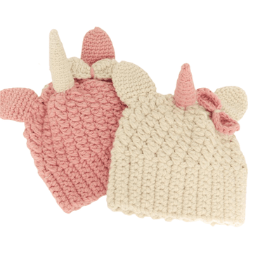 Bonnet Licorne Grosse Maille Pour Fille