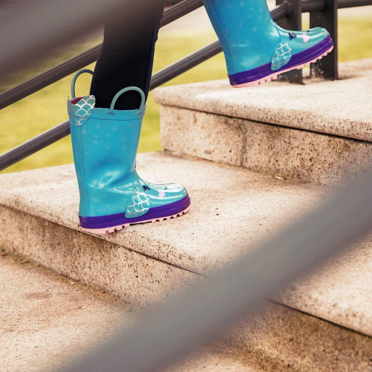 Bottes de pluie licorne bleu ciel - Licorne