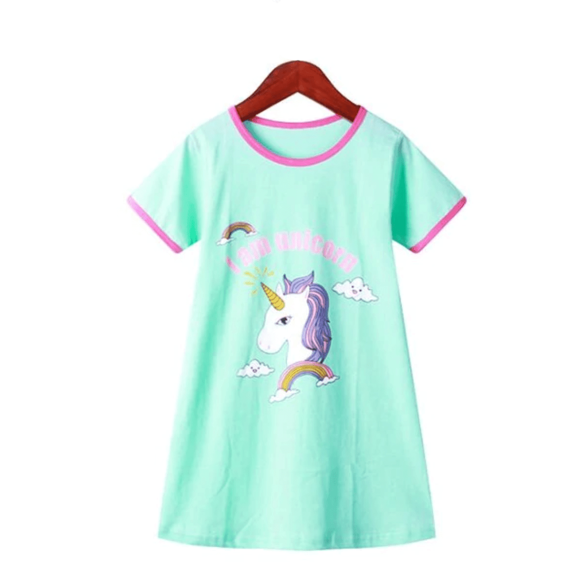 Chemise de Nuit Licorne Mère/Fille - Une Licorne