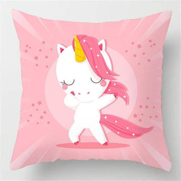 Housse de Coussin<br> Licorne qui Dab