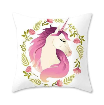 Housse de Coussin<br> Licorne Romantique
