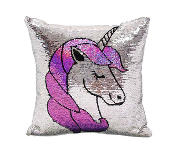 Housse de Coussin<br> Licorne Sequin