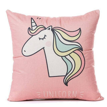 Housse de Coussin<br> Tête de Licorne