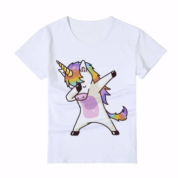 T-shirt Licorne qui Dab <br> Enfant - Une Licorne