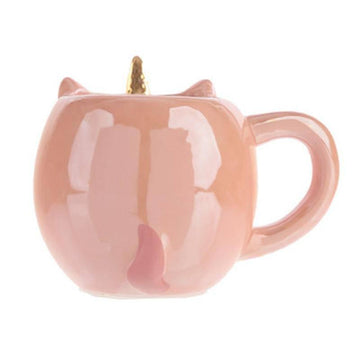 Tasse Licorne Kawaii Rose