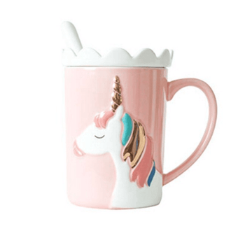 Tasse Licorne Rose