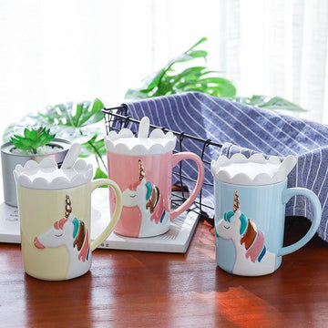 Tasse Licorne Rose