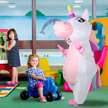 Tenue gonflable halloween licorne