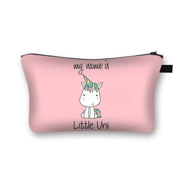 Trousse Licorne Kawaii Rose