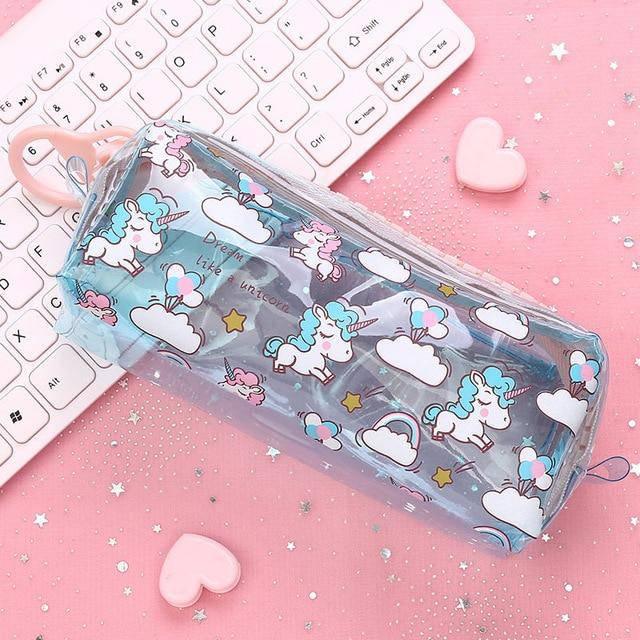 Trousse Licorne Transparente - Une Licorne