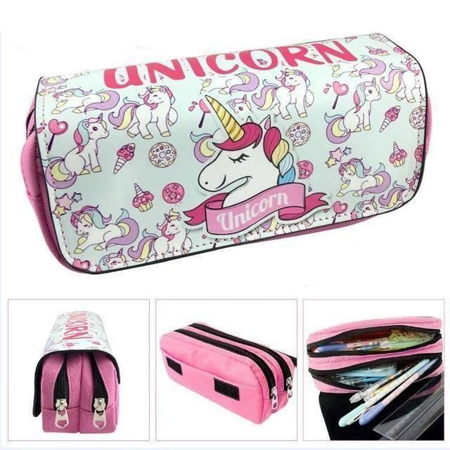 Trousse Licorne<br> Double Compartiment - Une Licorne