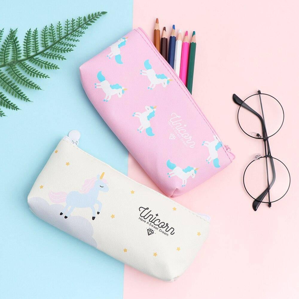 Trousse Licorne<br> École Plate - Une Licorne