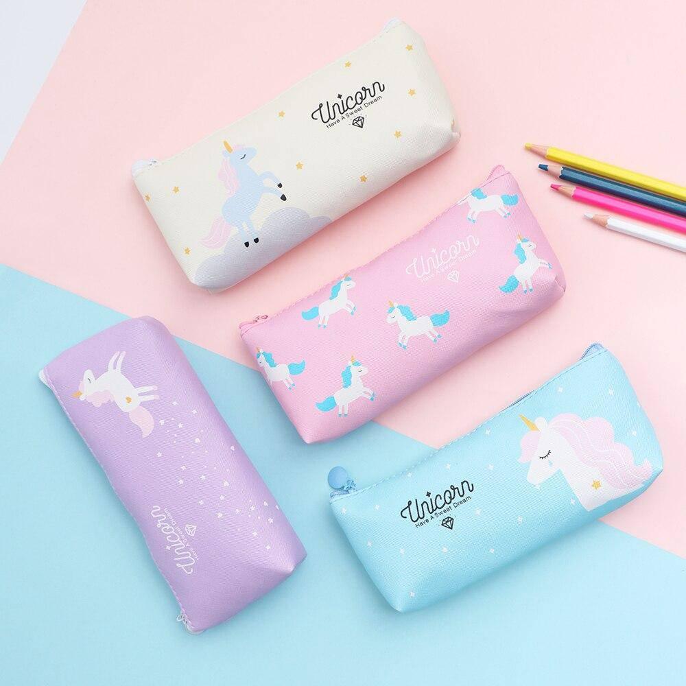 Trousse Licorne<br> École Plate - Une Licorne