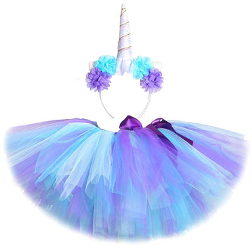 Tutu licorne bleu fille - Licorne