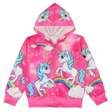 Veste Licorne Rose Enfant