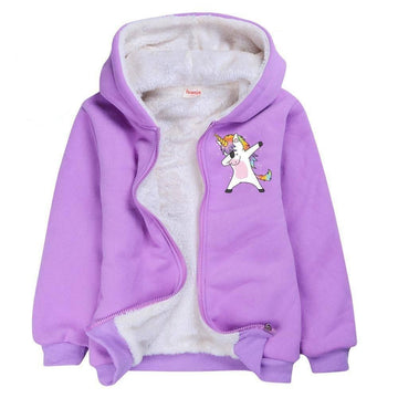 Veste Polaire Fille Licorne