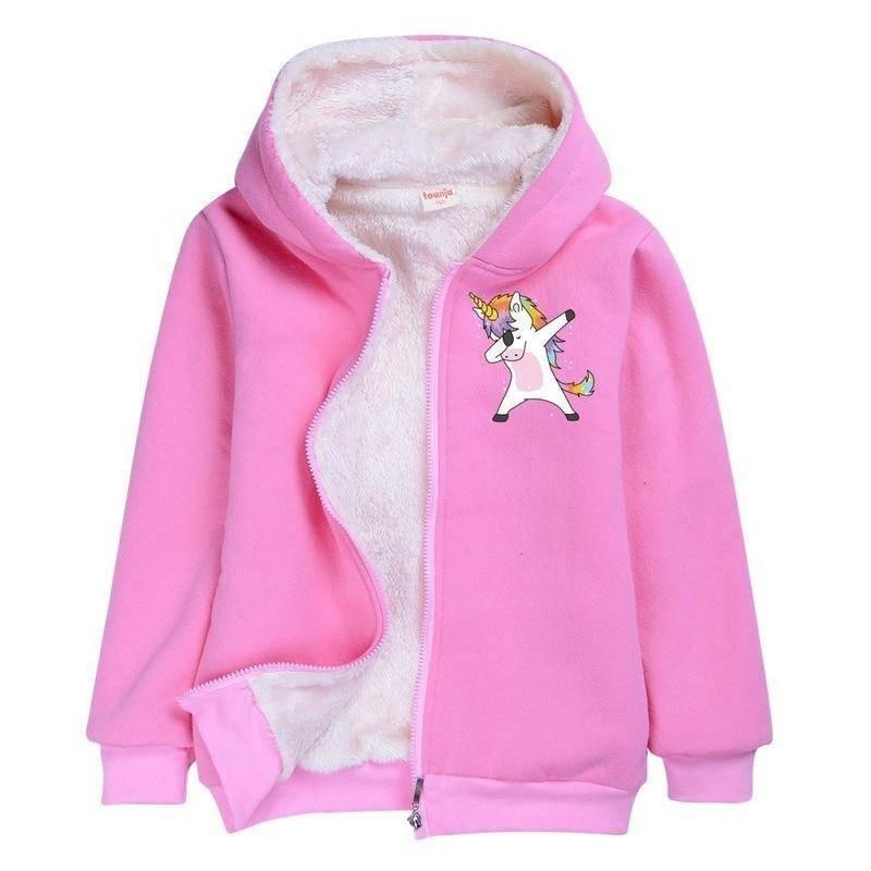 Veste polaire fille licorne Une Licorne